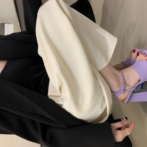 Zhao Lu Si Same Style Shoes 2025 Spring Summer New Waterproof Platform One Word Strap Thick Heel Women Sandals 35-40