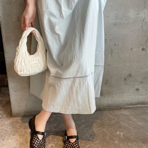 2025 New Fashion Flat Hollow Handwoven Women's Shoes