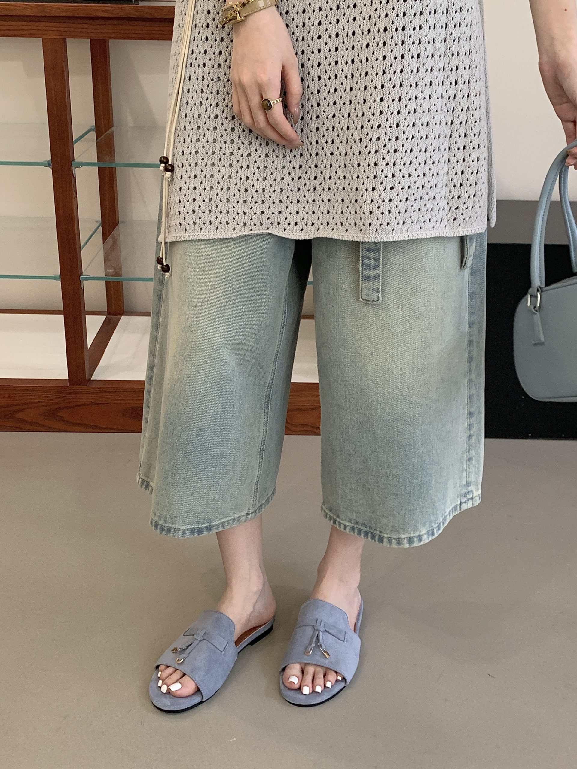 2026 Summer New Flat Comfort One-Strap Slippers Korean Style Beach Sandals for Women - Image 4